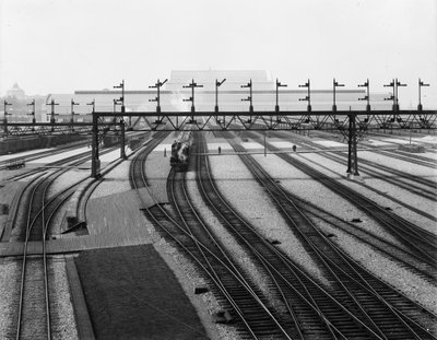 Scambi ferroviari, Union Station, Washington, D.C., c.1907-10 da Detroit Publishing Co.